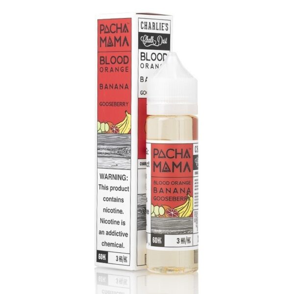 PACHA MAMA (BLOOD ORANGE BANANA & GOOSEBERRY) 50ML E LIQUID