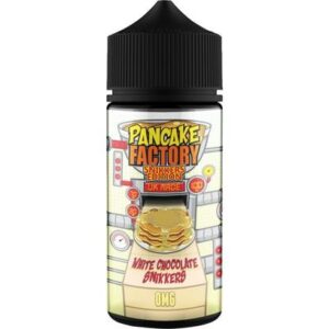 WHITE CHOCOLATE SNIKKERS 100ML E LIQUID PANCAKE FACTORY