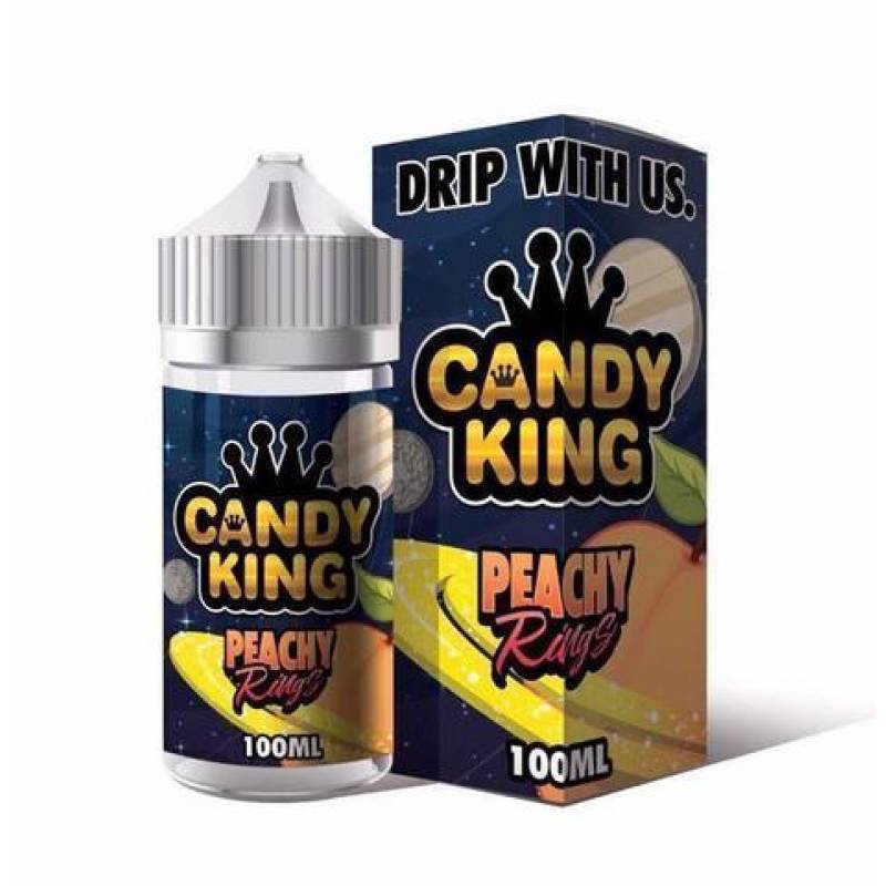 PEACHY RINGS 100ML ELIQUID CANDY KING UK Vape Store ECig Clouds
