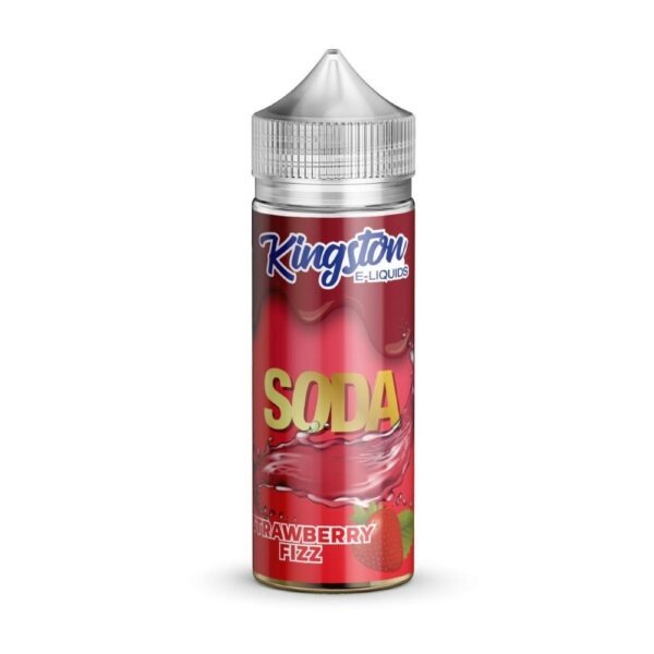 STRAWBERRY FIZZ SODA E-LIQUID 100ML BY KINGSTON