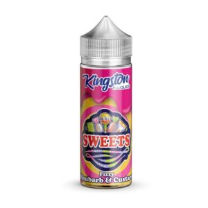 FIZZY RHUBARB & CUSTARD SWEETS 100ML E LIQUID BY KINGSTON