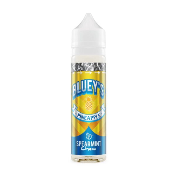 PINEAPPLE (SPEARMINT CHEW) 50ML E LIQUID BLUEYS EXP
