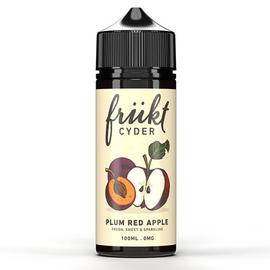 PLUM RED APPLE 100ML E LIQUID BY FRUKT CYDER