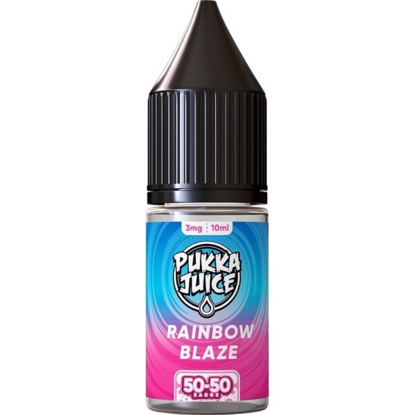 RAINBOW BLAZE 10 X 10ML E LIQUID 50/50 BY PUKKA JUICE