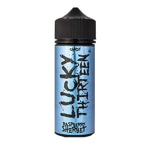 RASPBERRY SHERBET (CANDY) 100ML E LIQUID LUCKY THIRTEEN