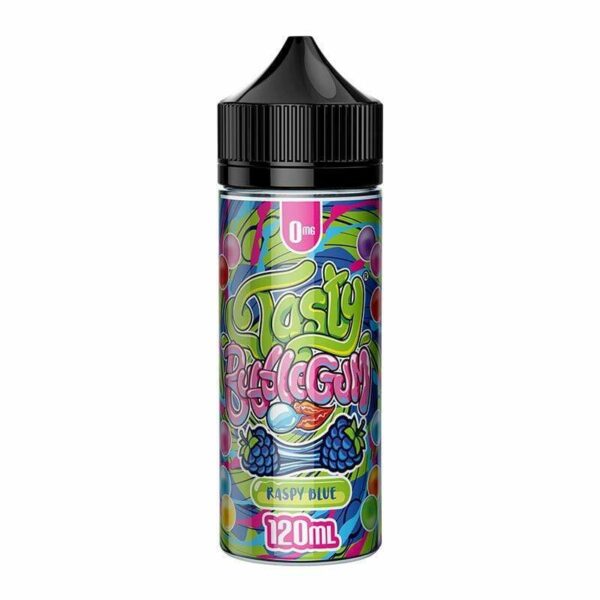RASPY BLUE 100ML E LIQUID TASTY BUBBLEGUM