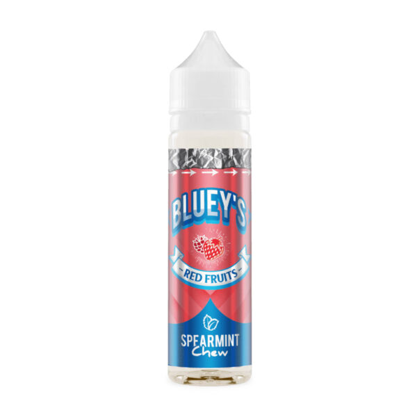 RED FRUITS (SPEARMINT CHEW) 50ML E LIQUID BLUEYS EXP