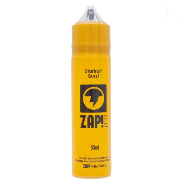 STARFRUIT BURST 50ML E LIQUID BY ZAP JUICE