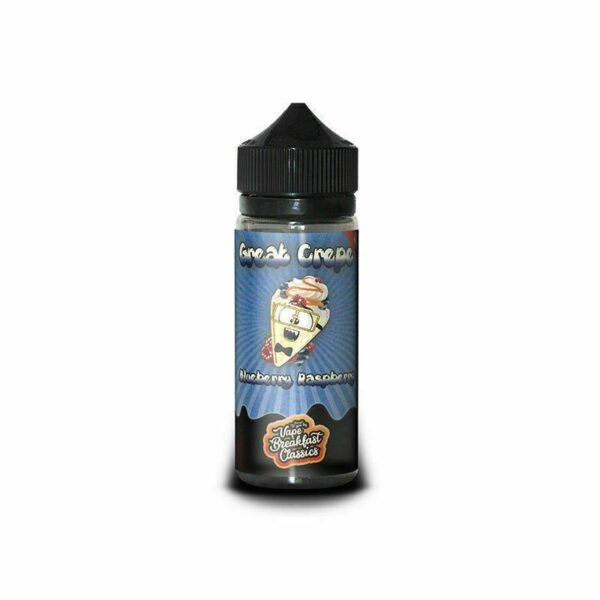 GREAT CREPE (BLUEBERRY RASPBERRY) 100ML E LIQUID BY VAPE BREAKFAST CLASSICS