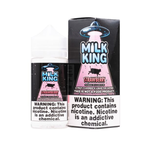 MILK KING (STRAWBERRY) 100ML E LIQUID BY DRIP MORE