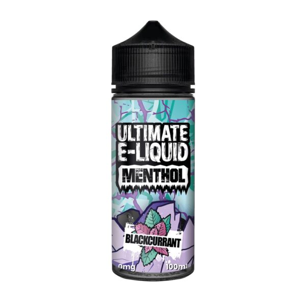 BLACKCURRANT MENTHOL 100ML ULTIMATE E LIQUID