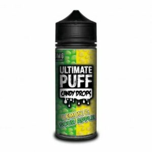 CANDY DROPS (LEMON & SOUR APPLE) 100ML E LIQUID BY ULTIMATE PUFF