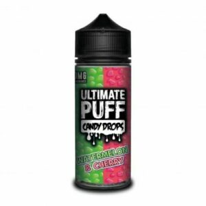 CANDY DROPS (WATERMELON & CHERRY) 100ML E LIQUID BY ULTIMATE PUFF