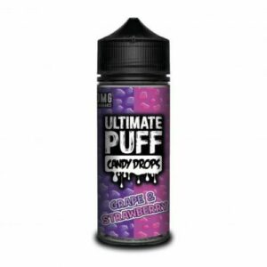 CANDY DROPS (GRAPE & STRAWBERRY) 100ML E LIQUID BY ULTIMATE PUFF