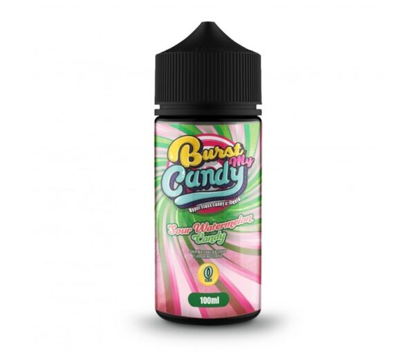 SOUR WATERMELON CANDY 100ML E LIQUID BURST MY CANDY