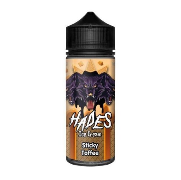 STICKY TOFFEE ICE CREAM 100ML E LIQUID BY HADES