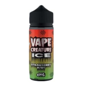STRAWBERRY KIWI ICE 100ML E-LIQUID VAPE CREATURE
