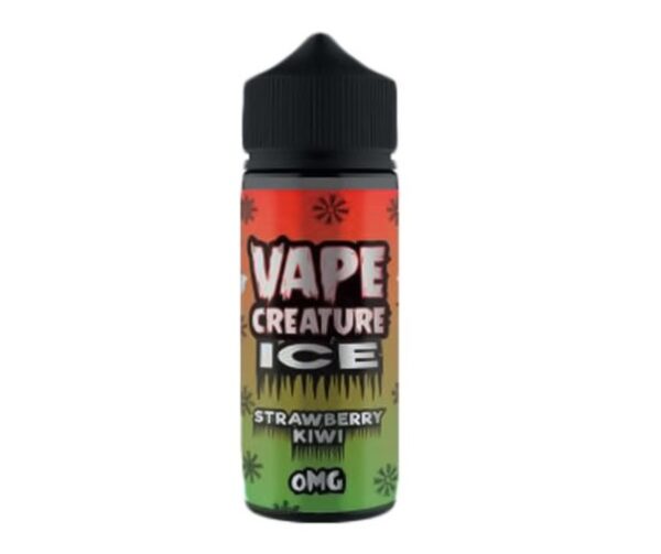 STRAWBERRY KIWI ICE 100ML E-LIQUID VAPE CREATURE