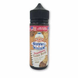 STRAWBERRY COOKIE BUTTER 100ML E LIQUID NANNAS SECRETS