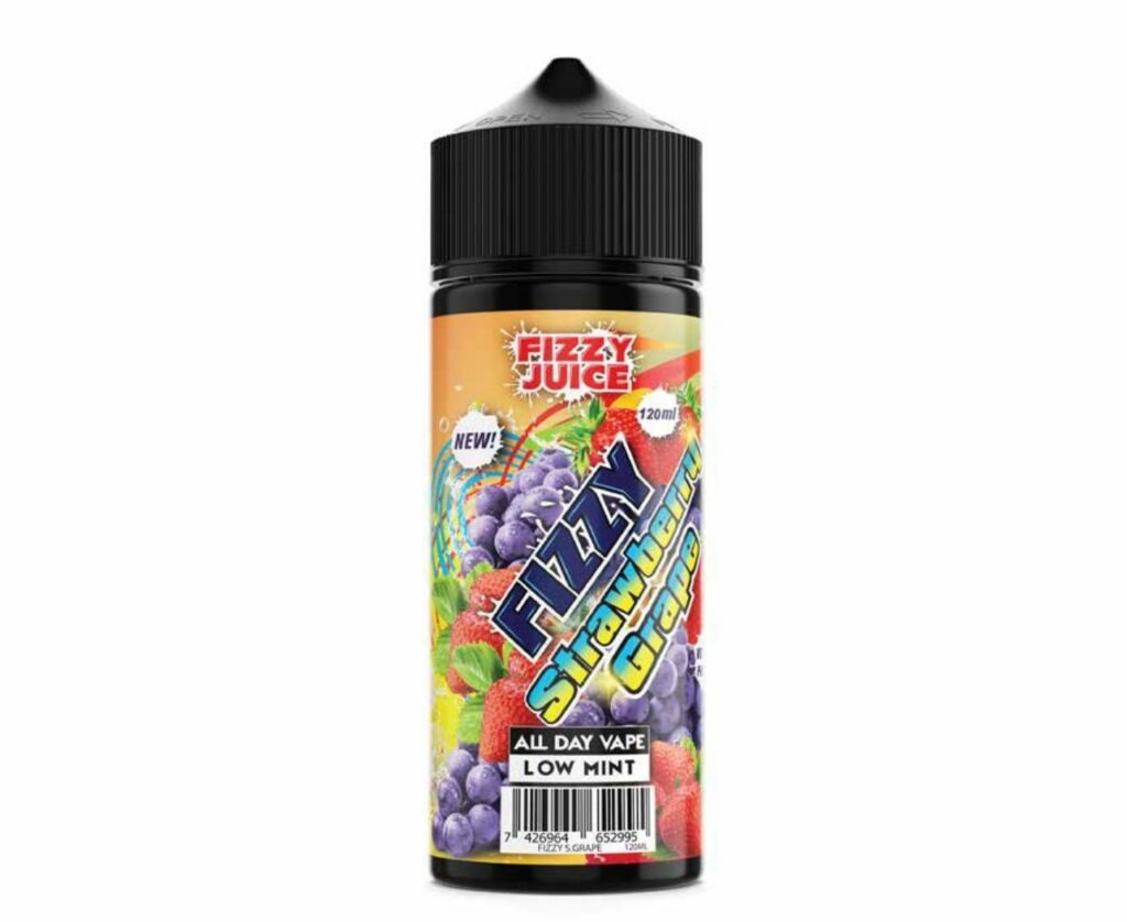 STRAWBERRY GRAPE 100ML E LIQUID FIZZY JUICE UK Vape Store ECig Clouds
