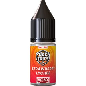 STRAWBERRY LYCHEE 10 X 10ML E LIQUID 50/50 BY PUKKA JUICE