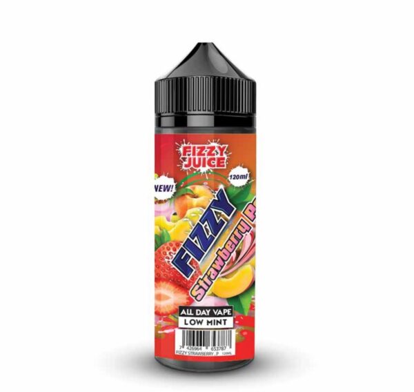 STRAWBERRY PEACH 100ML E LIQUID FIZZY JUICE