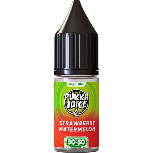 STRAWBERRY WATERMELON 10 X 10ML E  LIQUID 50/50 PUKKA JUICE