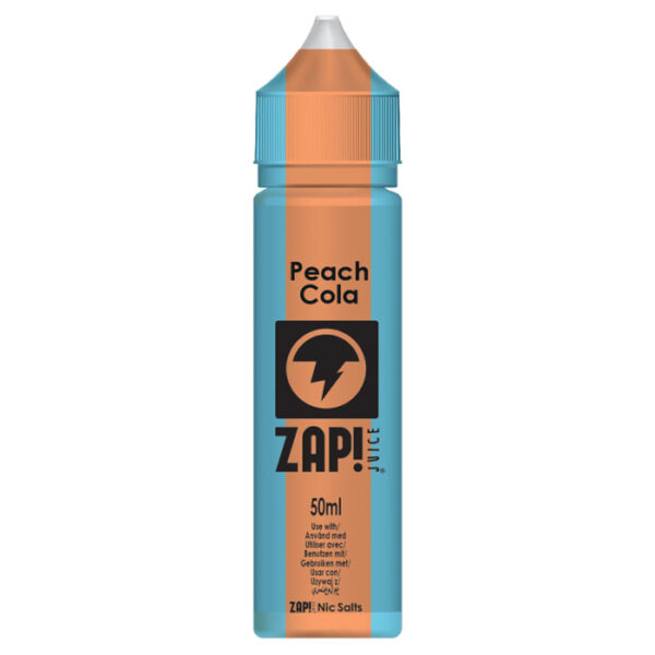 PEACH COLA 50ML E LIQUID ZAP JUICE