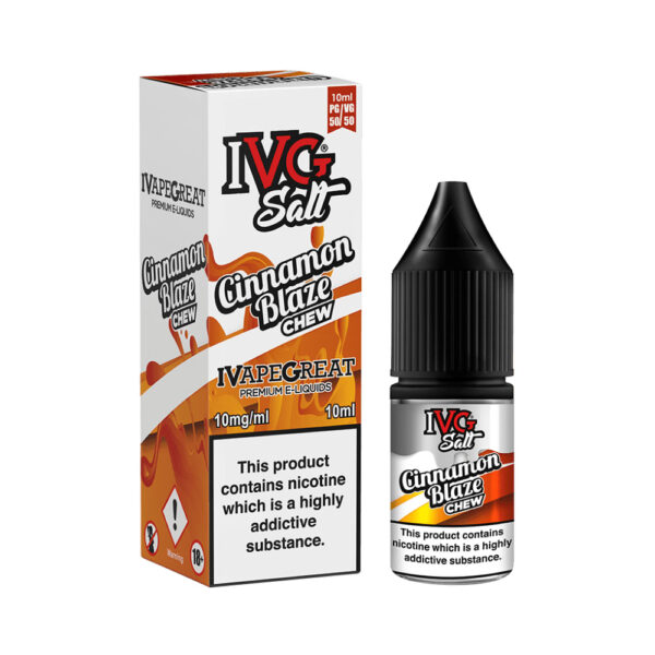 CINNAMON BLAZE CHEW NIC SALT 10ML IVG