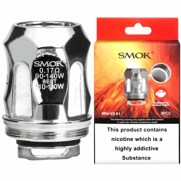 SMOK TFV-MINI V2 (BABY V2) REPLACEMENT COILS (3 PACK) - Image 2