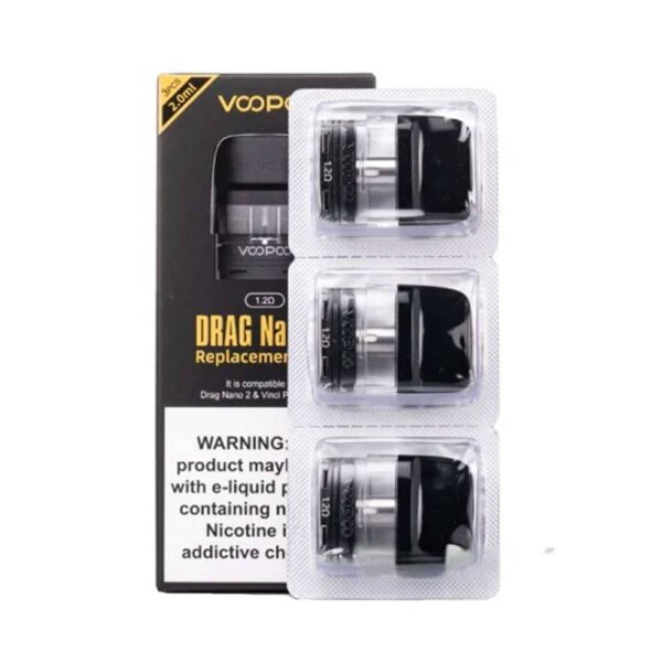VOOPOO DRAG NANO 2 REPLACEMENT POD (3 PACK) - Image 3