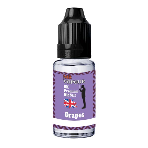 GRAPES 10ML NIC SALT MR VAPOUR