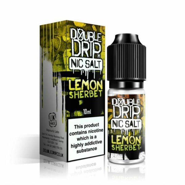 LEMON SHERBET NIC SALT 10ML DOUBLE DRIP