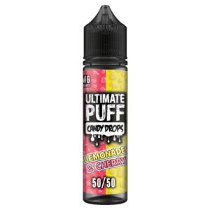 LEMONADE & CHERRY CANDY DROPS 50ML E-LIQUID 50/50 ULTIMATE PUFF