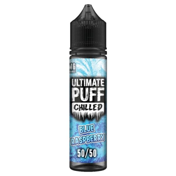 BLUE RASPBERRY CHILLED 50ML E-LIQUID 50/50 ULTIMATE PUFF