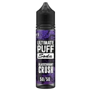 BLACKCURRANT CRUSH SODA 50ML E-LIQUID 50/50 ULTIMATE PUFF