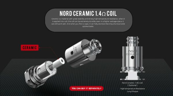 SMOK NORD REPLACEMENT COILS (5 PACK) - Image 3