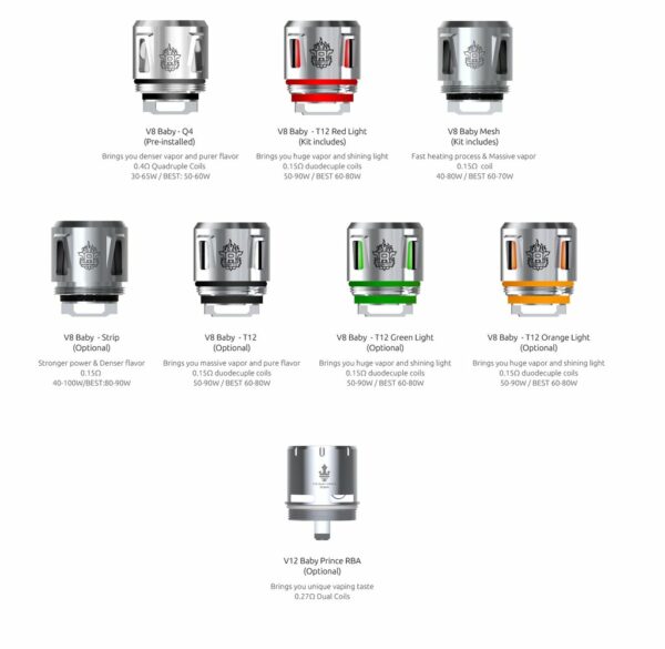 SMOK TFV8 BABY V8 COILS (5 PACK) - Image 3