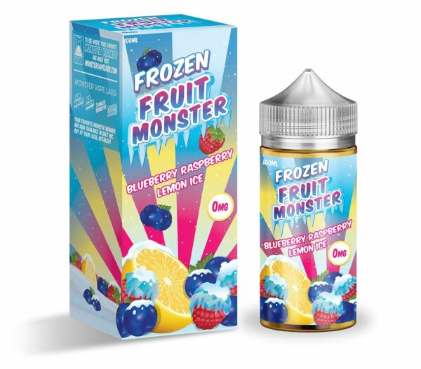 BLUEBERRY RASPBERRY LEMON ICE E-LIQUID 100ML FROZEN FRUIT MONSTER