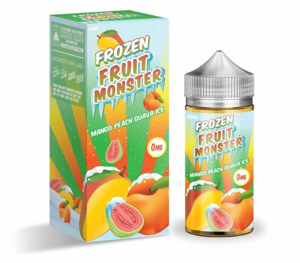 MANGO PEACH GUAVA ICE E-LIQUID 100ML FROZEN FRUIT MONSTER