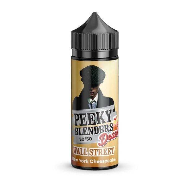 WALL STREET (NEW YORK CHEESECAKE) DESSERTS 100ML E LIQUID PEEKY BLENDERS