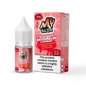 STRAWBERRY WATERMELON LEMONADE 10ML NIC SALT BY MY SALTS