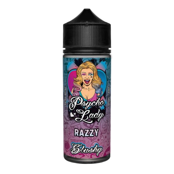 RAZZY (SLUSHY) 100ML E LIQUID BY PSYCHO LADY