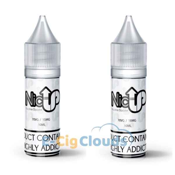 NIC UP - NICOTINE SHOT 10ML 18MG /15MG 70VG