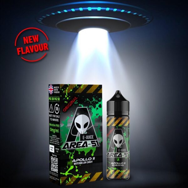 APOLLO II 50ML E-LIQUID BY AREA 51