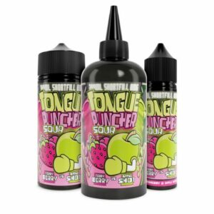 APPLE & STRAWBERRY SOUR (TONGUE PUNCHER) E LIQUID BY JOES JUICE
