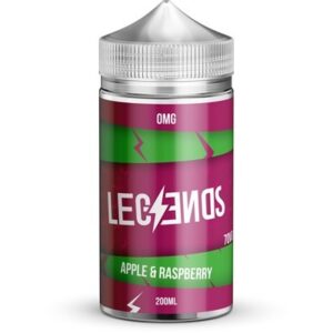 APPLE & RASPBERRY 200ML E LIQUID BY LEGENDS