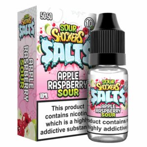 APPLE RASPBERRY SOUR 10ML NIC SALT SOUR SHOCKERS