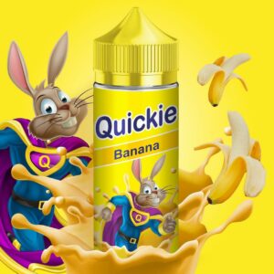 BANANA 100ML E LIQUID QUICKIE