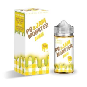 BANANA E-LIQUID 100ML PB & JAM MONSTER